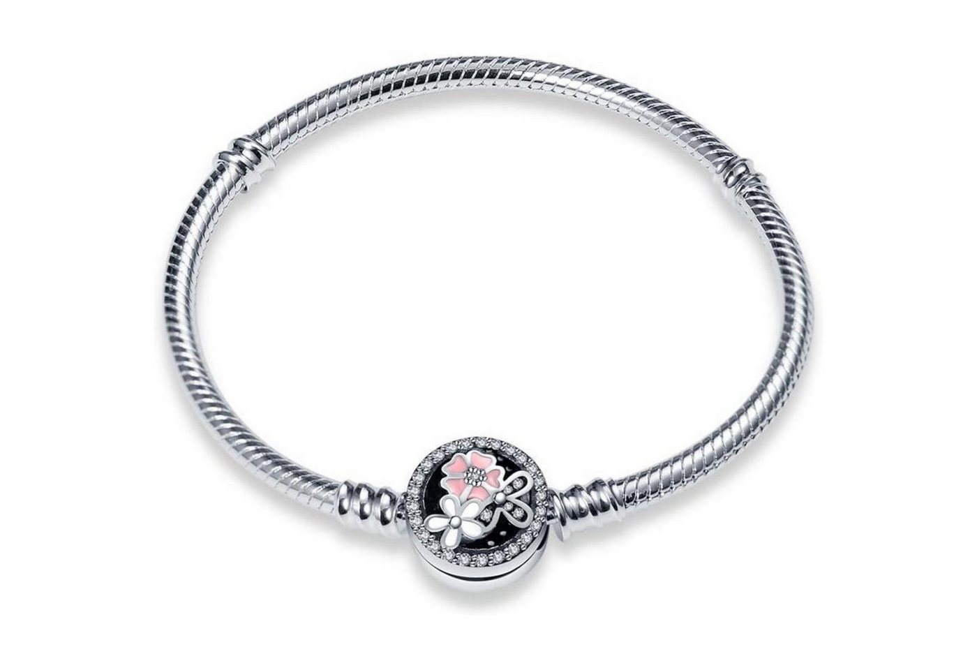 LuxusKollektion Schmuckset Armband Schlangen Glieder Kugelverschluss 925 SL-290 6.7 in 17 cm von LuxusKollektion