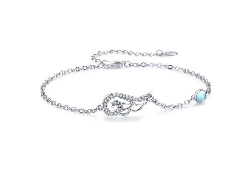 LuxusKollektion Schmuckset Armband Verstellbar 925 Silber Tier Geschenk Frauen Flügel Armband von LuxusKollektion