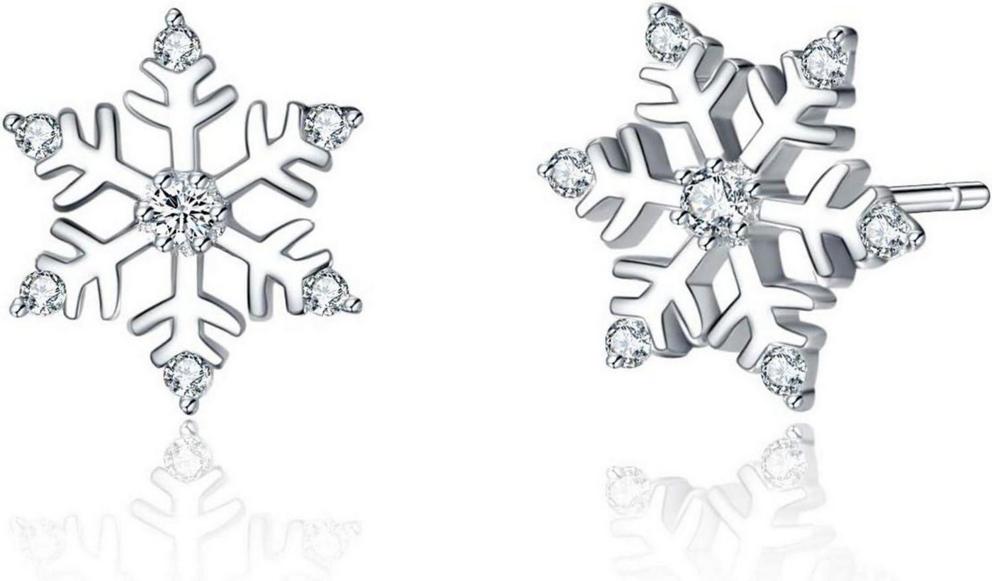 LuxusKollektion Schmuckset Damen Schneeflocke Ohrstecker 925 Sterling Silber Winterschmuck LuxusKollektion Schmuckset Damen Schneeflocke Ohrstecker 925 Sterling Silber Winterschmuck von LuxusKollektion