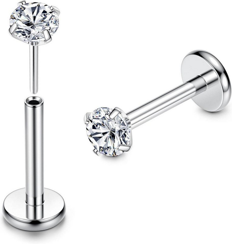 LuxusKollektion Schmuckset G23 Titan Lippenpiercing Set CZ Opal 16G 6MM LuxusKollektion Schmuckset G23 Titan Lippenpiercing Set CZ Opal 16G 6MM von LuxusKollektion