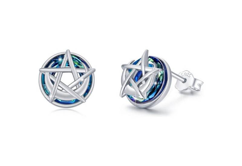 LuxusKollektion Schmuckset Ohrringe 925 Silber Ohrstecker Herz Blumen Tiere Stern Ohrstecker von LuxusKollektion