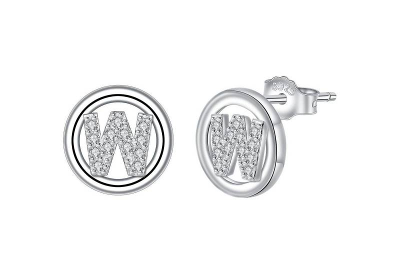 LuxusKollektion Schmuckset Ohrringe Buchstaben Initiale Silber 925 Damen Geschenk Silber-23 von LuxusKollektion