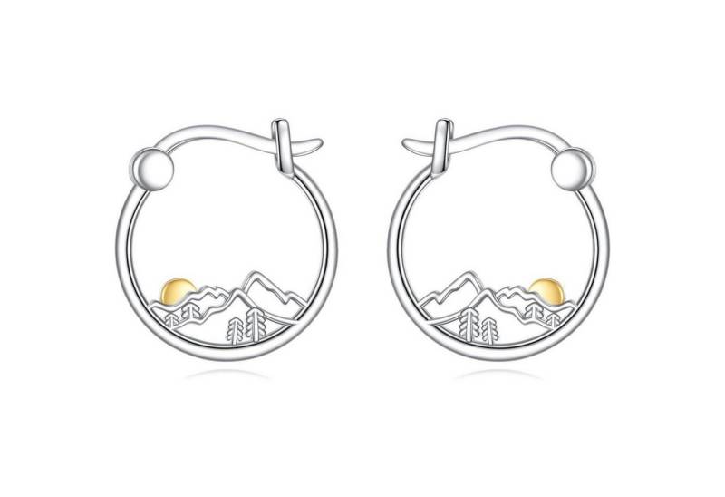 LuxusKollektion Schmuckset Ohrringe Creolen 925 Sterling Silber Bulldogge Katze Damen Berg von LuxusKollektion