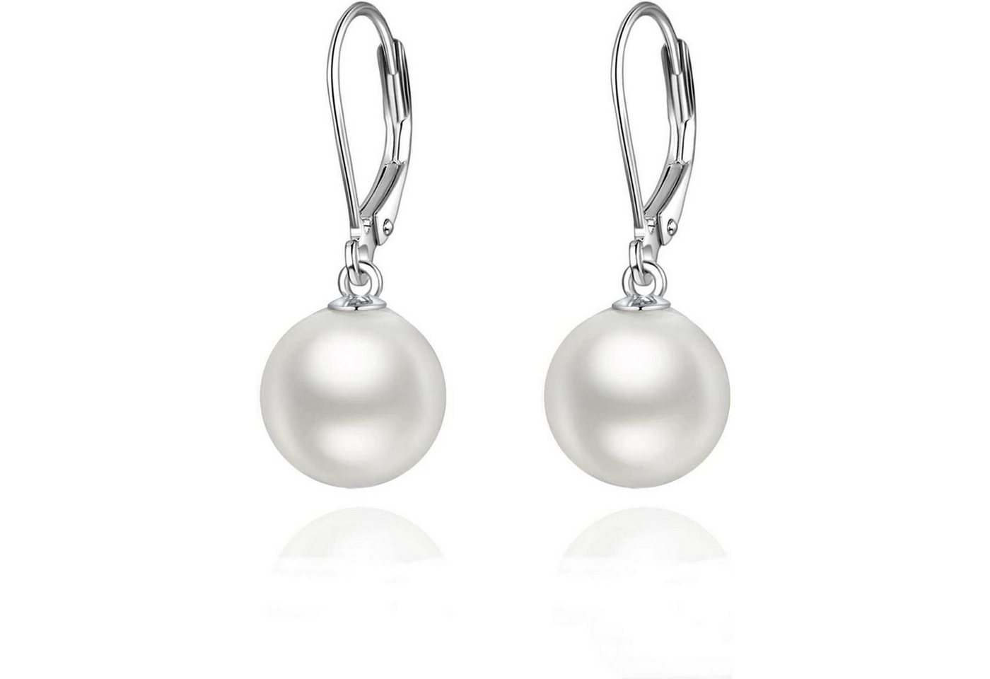LuxusKollektion Schmuckset Ohrringe Hängend Sterling Silber Damen Mädchen Geschenke Perle von LuxusKollektion