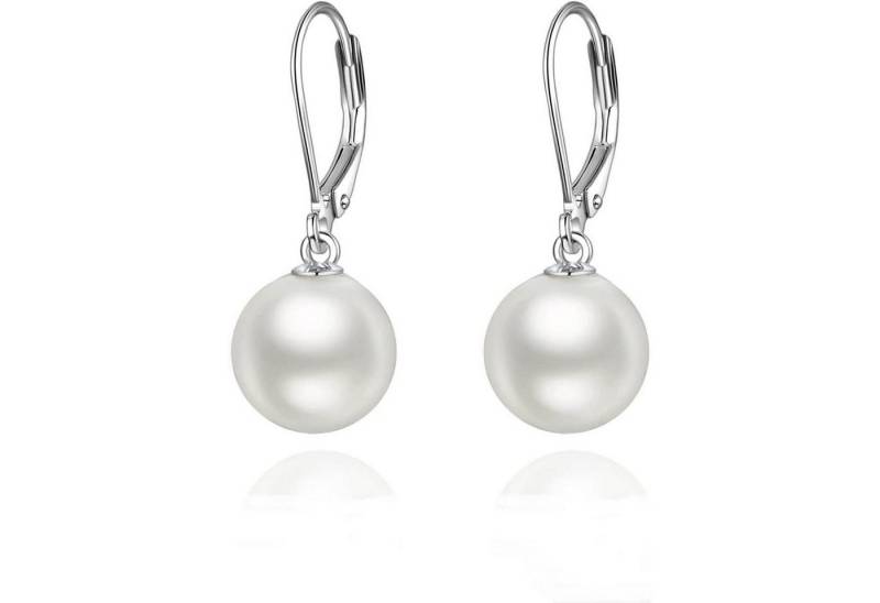 LuxusKollektion Schmuckset Ohrringe Hängend Sterling Silber Damen Mädchen Geschenke Perle von LuxusKollektion