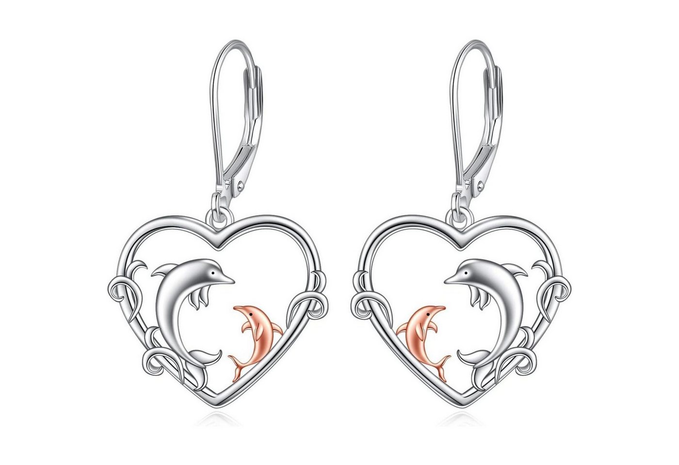 LuxusKollektion Schmuckset Ohrringe Pilz 925 Sterling Silber Dangle Frauen Dolphin von LuxusKollektion