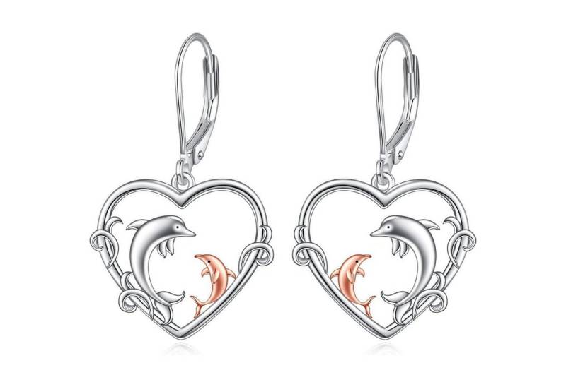 LuxusKollektion Schmuckset Ohrringe Pilz 925 Sterling Silber Dangle Frauen Dolphin von LuxusKollektion