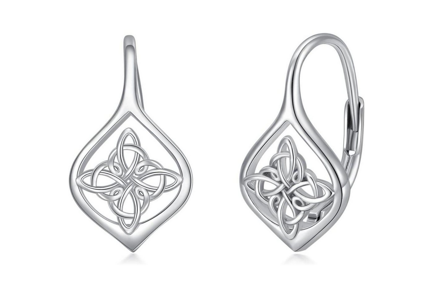 LuxusKollektion Schmuckset Ohrringe Silber 925 Baum des Lebens Leverback Damen Hexenknoten von LuxusKollektion