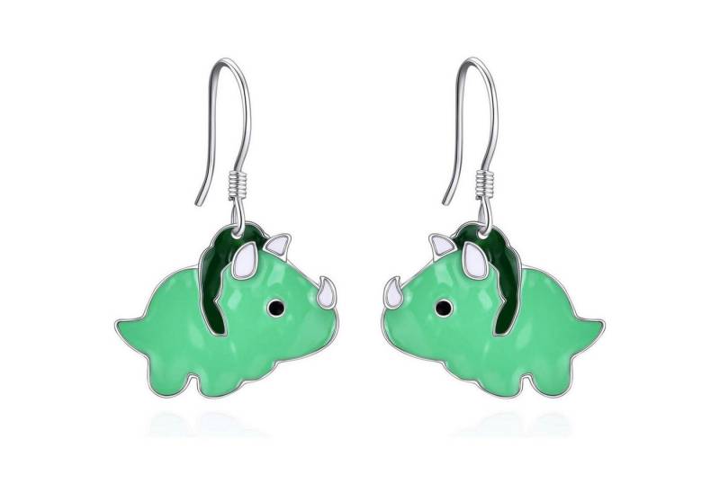 LuxusKollektion Schmuckset Ohrringe Sterling Silber Frosch Qualle Eule Drop Frauen Dinosaurier von LuxusKollektion