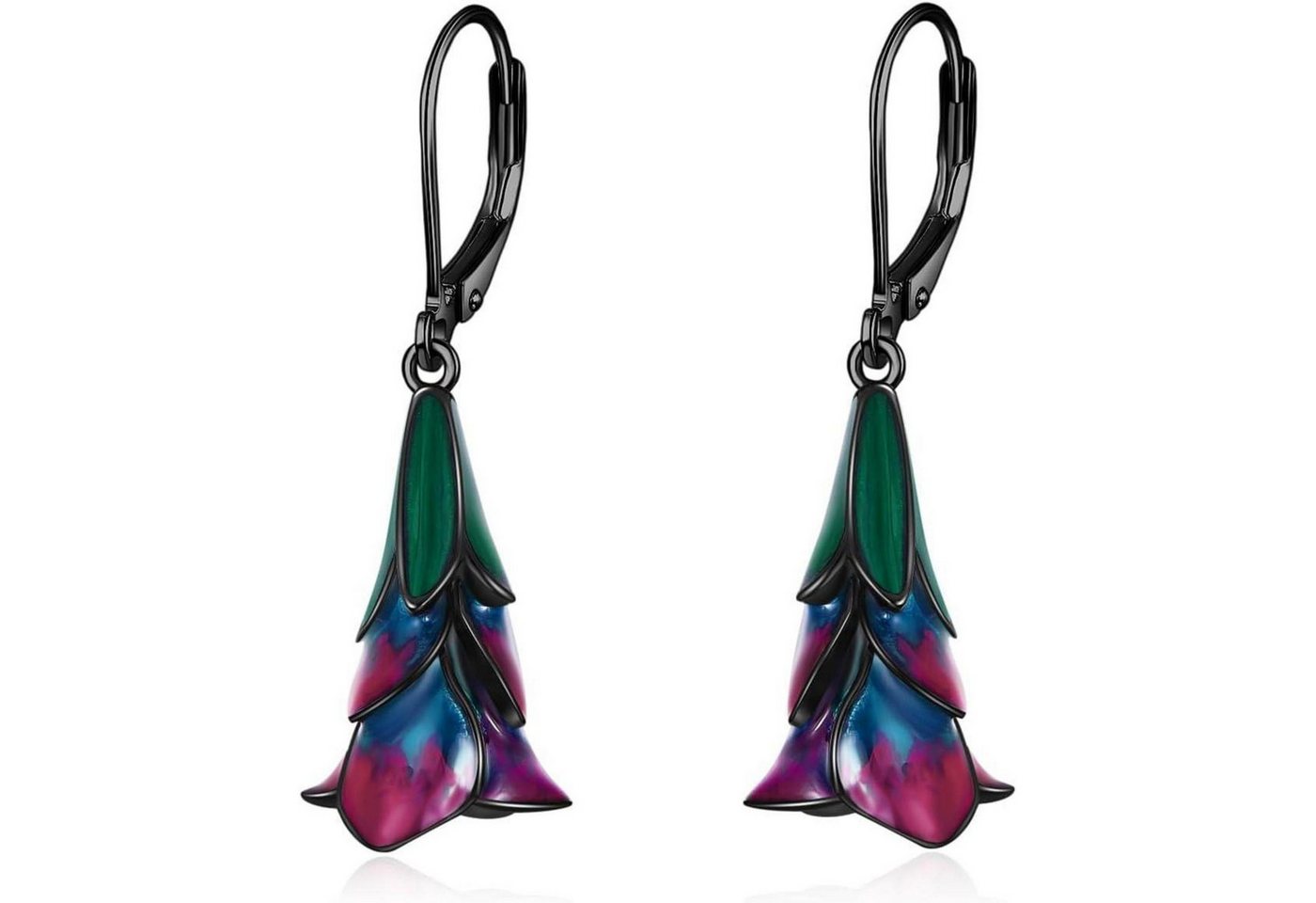 LuxusKollektion Schmuckset Ohrringe Sterlingsilber Dangle Blumenschmuck Daisy Damen Tulpe von LuxusKollektion