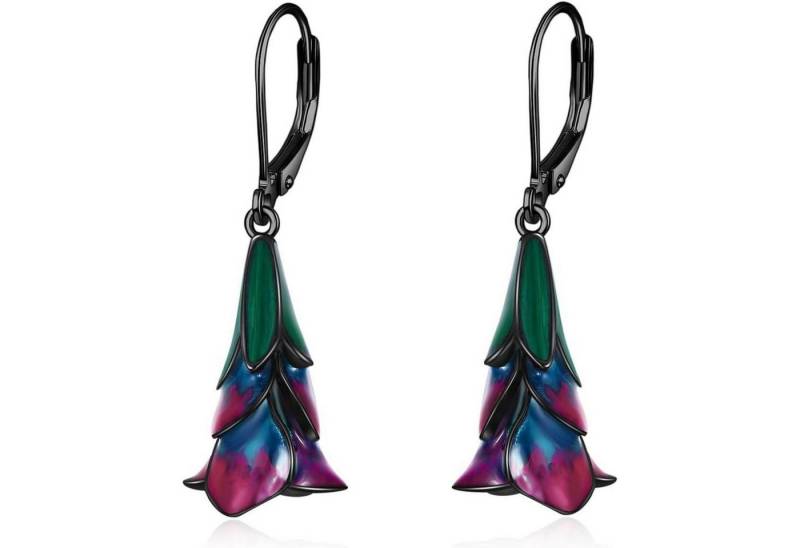 LuxusKollektion Schmuckset Ohrringe Sterlingsilber Dangle Blumenschmuck Daisy Damen Tulpe von LuxusKollektion