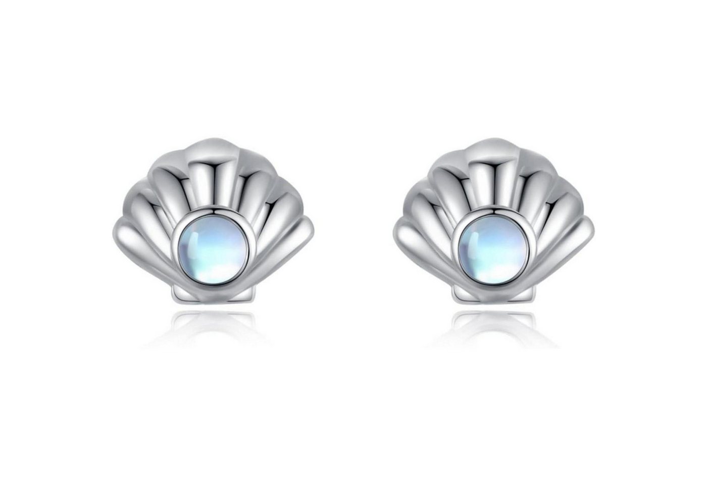 LuxusKollektion Schmuckset Ohrstecker 925 Silber Kristall Herz Blumen Tiere Muschel Ohrstecker von LuxusKollektion