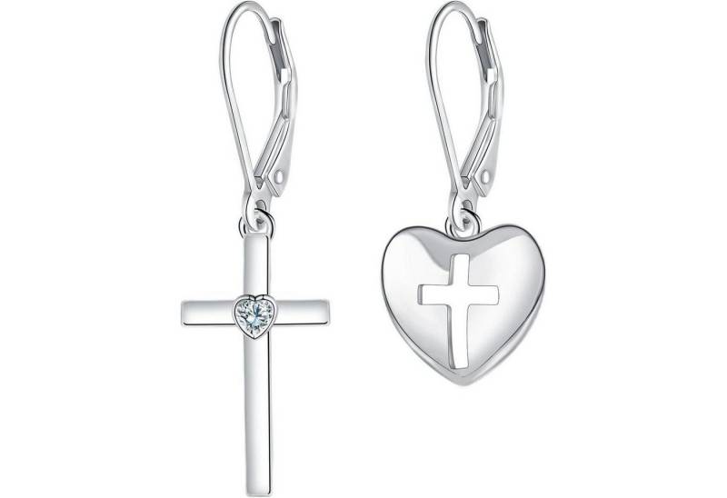 LuxusKollektion Schmuckset Ohrstecker 925 Sterling Silber Damen Schmuck Geschenke silber-2 von LuxusKollektion