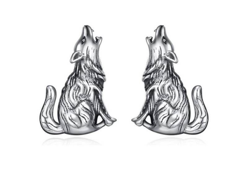 LuxusKollektion Schmuckset Ohrstecker 925 Sterling Silber Kuh Koala Corgi Damen Fuchs Wolf von LuxusKollektion