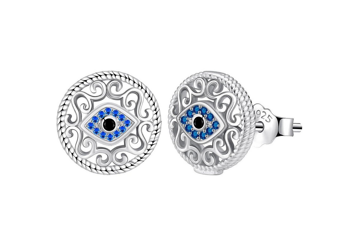 LuxusKollektion Schmuckset Ohrstecker Lebensbaum Damen 925 Sterling Silber Geschenkbox silber 6 von LuxusKollektion