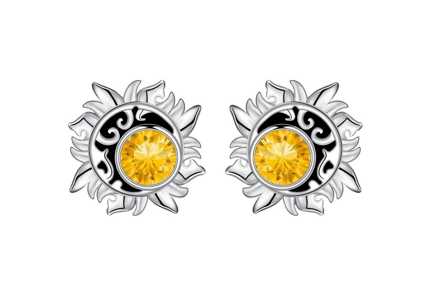 LuxusKollektion Schmuckset Ohrstecker Lebensbaum Damen 925 Sterling Silber silber-3 von LuxusKollektion