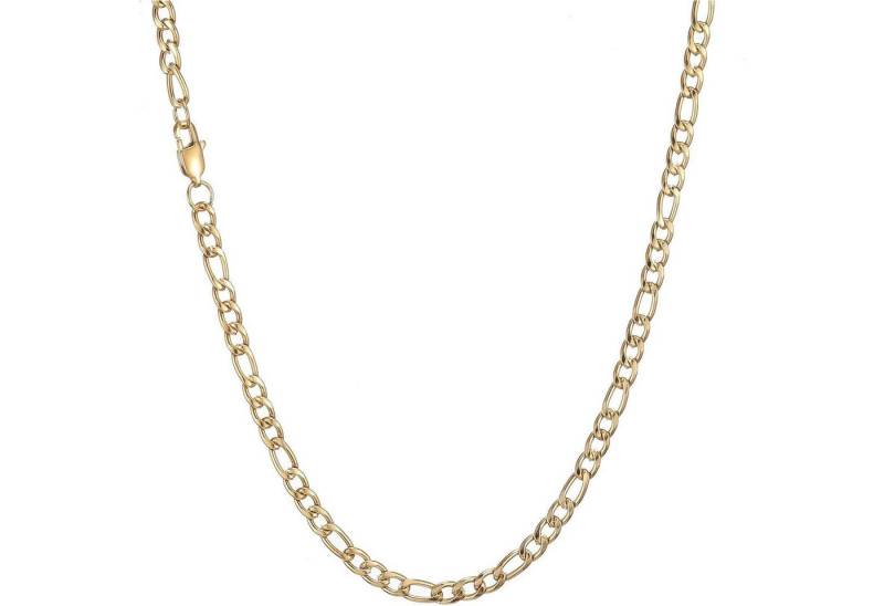 LuxusKollektion Schmuckset Panzerkette Figaro Herren Edelstahl Silber Gold-5mm 80.0 Zentimeter von LuxusKollektion