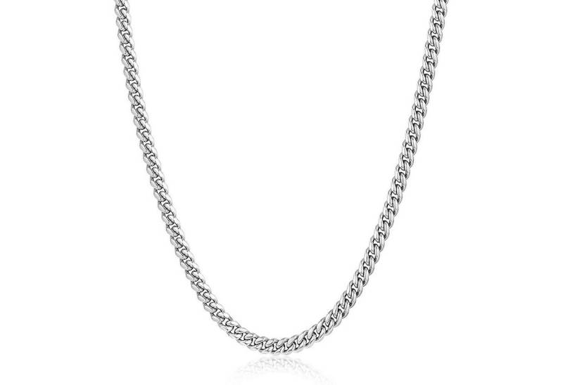 LuxusKollektion Schmuckset Panzerkette Herren Damen Edelstahl Silber-5MM Breit 71.0 Zentimeter von LuxusKollektion