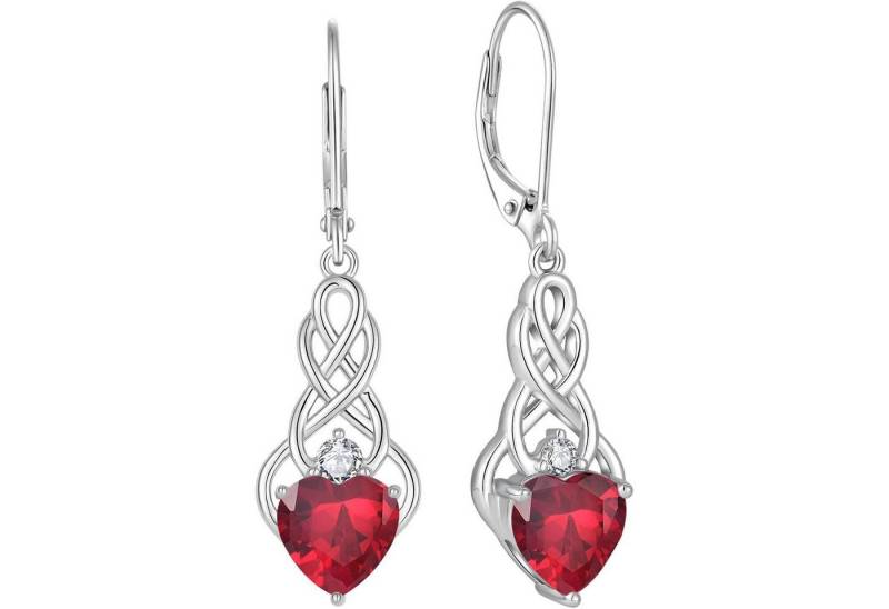 LuxusKollektion Schmuckset Unendlichkeit Keltischer Knoten Hängend Ohrringe 925 Silber von LuxusKollektion
