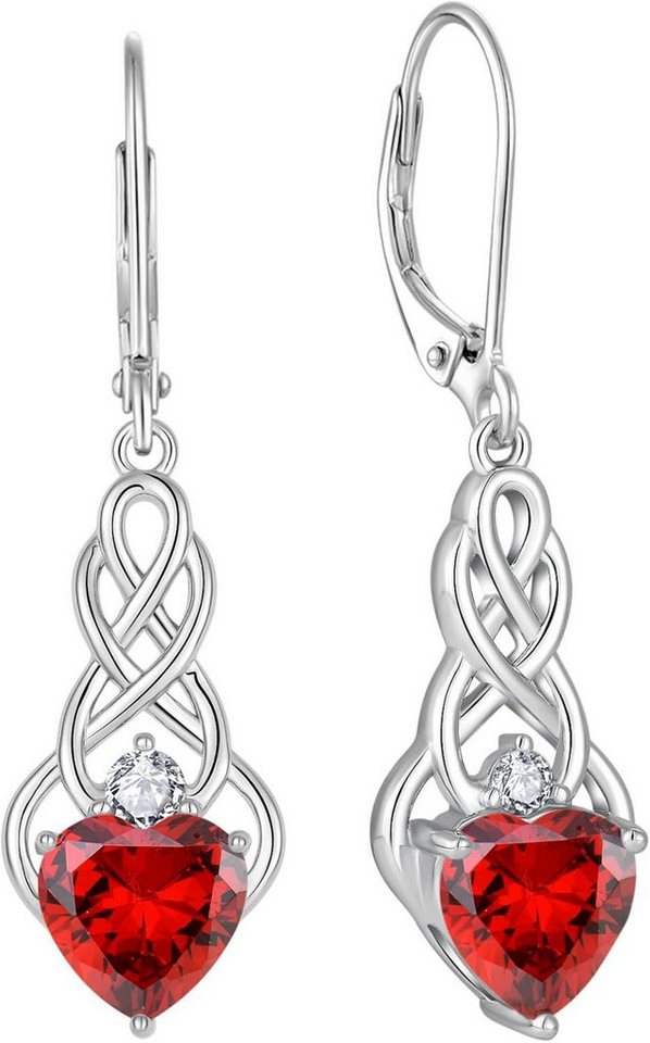 LuxusKollektion Schmuckset Unendlichkeit Keltischer Knoten Ohrringe 925 Silber Geburtsstein LuxusKollektion Schmuckset Unendlichkeit Keltischer Knoten Ohrringe 925 Silber Geburtsstein von LuxusKollektion