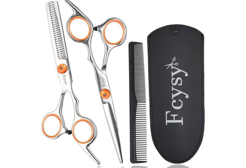 Fcysy Schneidekamm Haarschere Effilierschere Set Profi Haarschneideschere Friseurschere von Fcysy