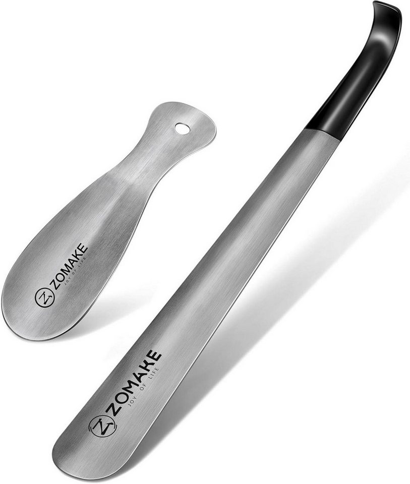 ZOMAKE Schuhlöffel Metall Schuhlöffel Set 2 Stück 42cm 19cm Schuhanzieher Edelstahl ZOMAKE Schuhlöffel Metall Schuhlöffel Set 2 Stück 42cm 19cm Schuhanzieher Edelstahl von ZOMAKE
