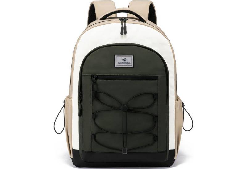 LuxusKollektion Schulrucksack Rucksack Damen Herren 15,6 Zoll Schulrucksack Laptopfach Leicht von LuxusKollektion