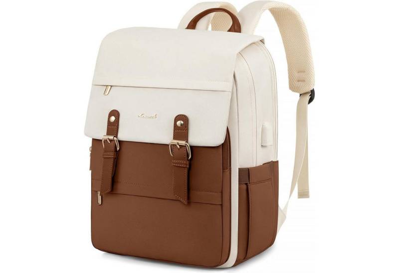 LuxusKollektion Schulrucksack Schulrucksack Teenager Mädchen 15.6 Zoll Laptopfach Wasserdichter von LuxusKollektion