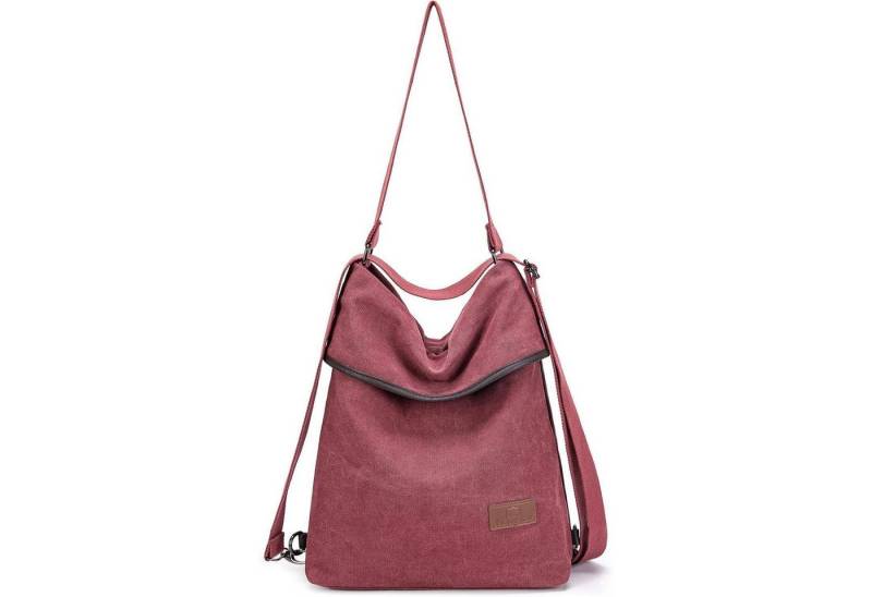 LuxusKollektion Schultertasche Damen Canvas Schultertasche Rucksack Handtasche Vintage Hobo Diebstahl von LuxusKollektion
