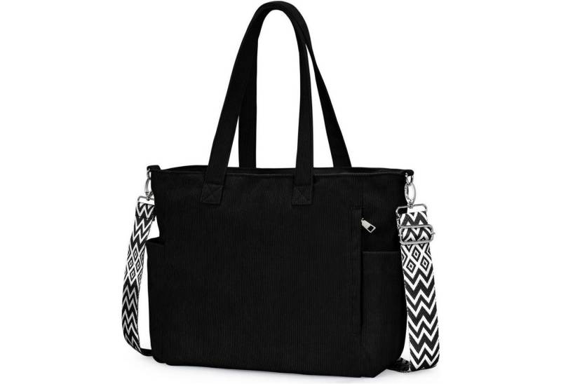 LuxusKollektion Schultertasche Damen Cord Umhängetasche Shopper Crossbody Bag Groß Inkl. Schultergurt von LuxusKollektion