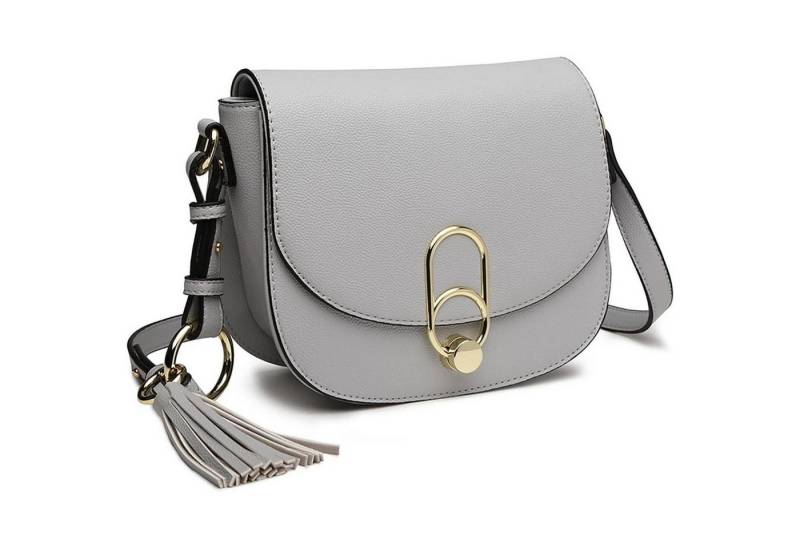 LuxusKollektion Schultertasche Damen Schultertasche Umhängetasche Crossbody Quaste Shopping Modern von LuxusKollektion