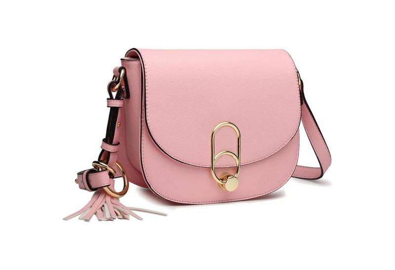 LuxusKollektion Schultertasche Damen Schultertasche Umhängetasche Quaste Reißverschluss Modern von LuxusKollektion