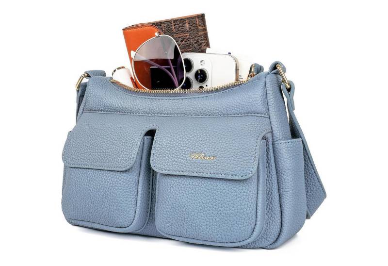 LuxusKollektion Schultertasche Umhängetasche Damen Leder Crossbody Bag Handtasche Schultertasche met von LuxusKollektion