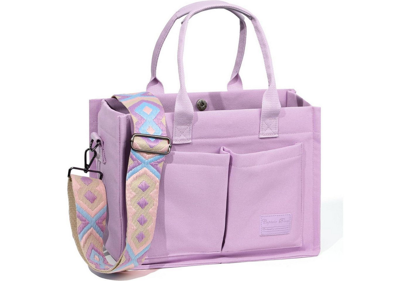 LuxusKollektion Shopper Captain Blues Canvas Tote Bag Damen groß multifunktional & stilvoll von LuxusKollektion