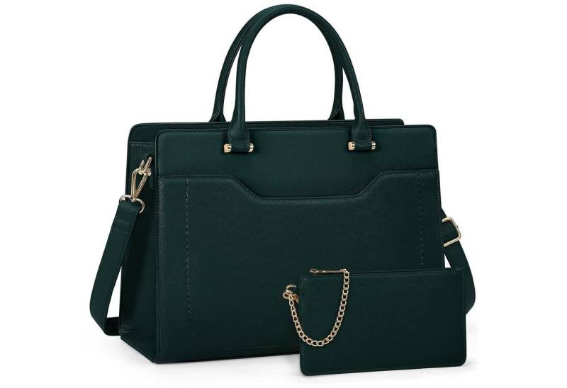 LuxusKollektion Shopper Damen Shopper Groß Handtasche 15.6 Zoll Laptop PU Leder Wasserdicht von LuxusKollektion