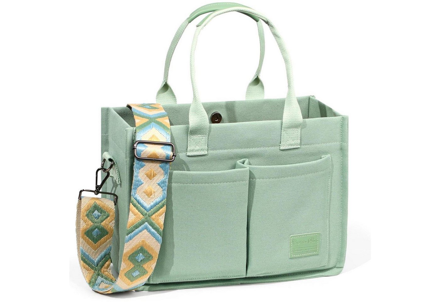 LuxusKollektion Shopper Große Captain Blues Canvas Tote Bag für Damen, Multifunktional von LuxusKollektion