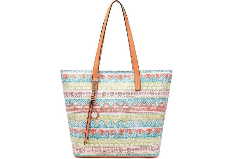 LuxusKollektion Shopper Handtasche Damen Shopper Büro Schule Einkauf Stoff Bohemia von LuxusKollektion