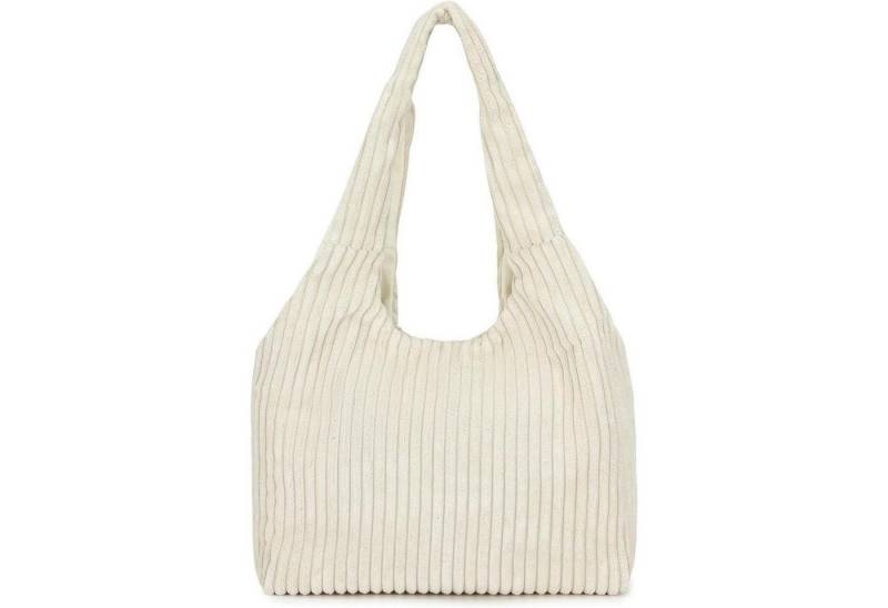 LuxusKollektion Shopper Handtasche Groß Shopper Damen Arbeit Einkauf Reisen Beige von LuxusKollektion