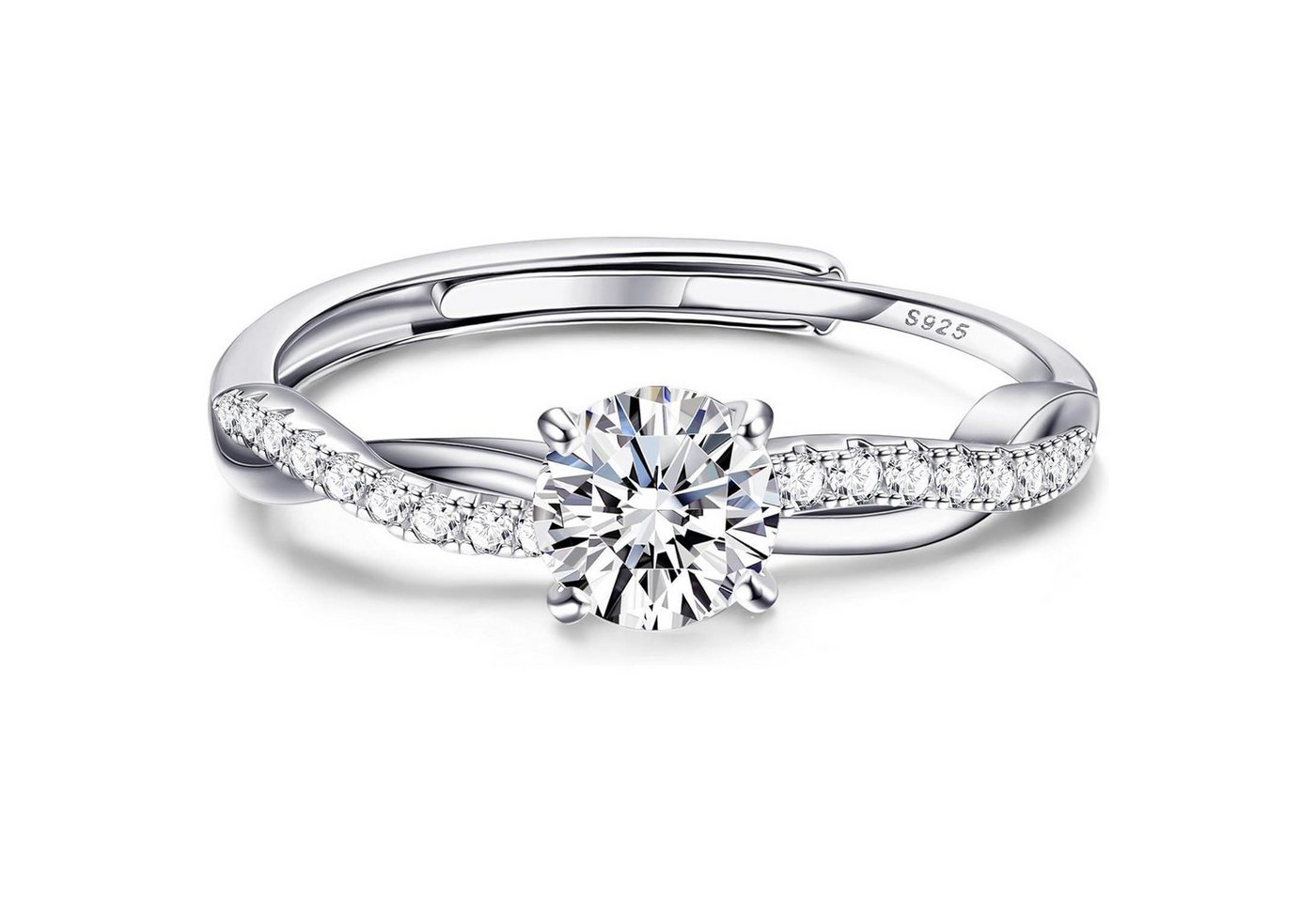 LuxusKollektion Silberring Ringe Verstellbar Damen Daumenring Verlobungsring Gold 925 Silber von LuxusKollektion