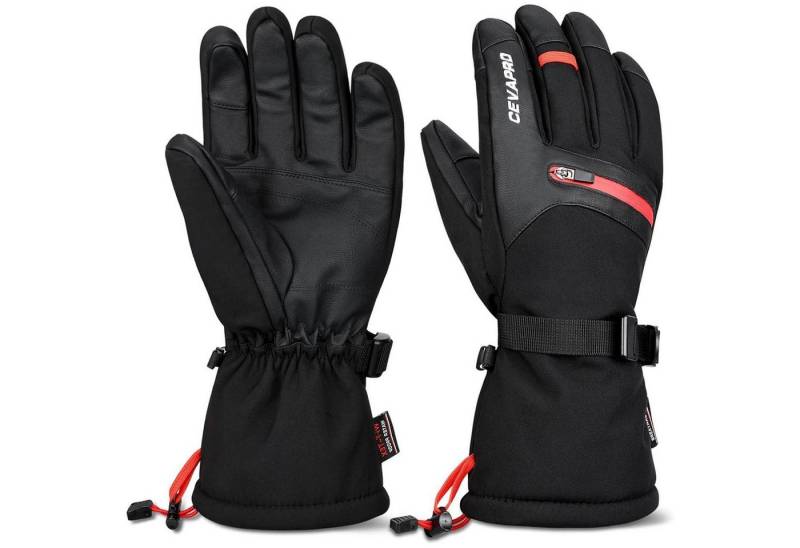 LuxusKollektion Skihandschuhe Skihandschuhe wasserdicht Touchscreen Herren Frauen M von LuxusKollektion