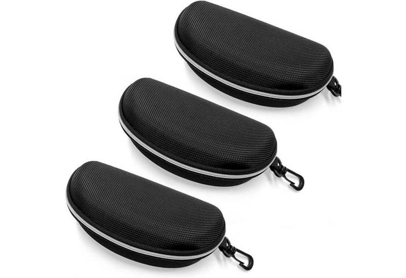 LuxusKollektion Sonnenbrille Brillenetui Sonnenbrille Hartschale M Silber Silber Silber von LuxusKollektion