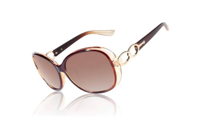 LuxusKollektion Sonnenbrille Damen Sonnenbrille Polarisiert UV400 Schutz Übergröße Vintage Brille von LuxusKollektion