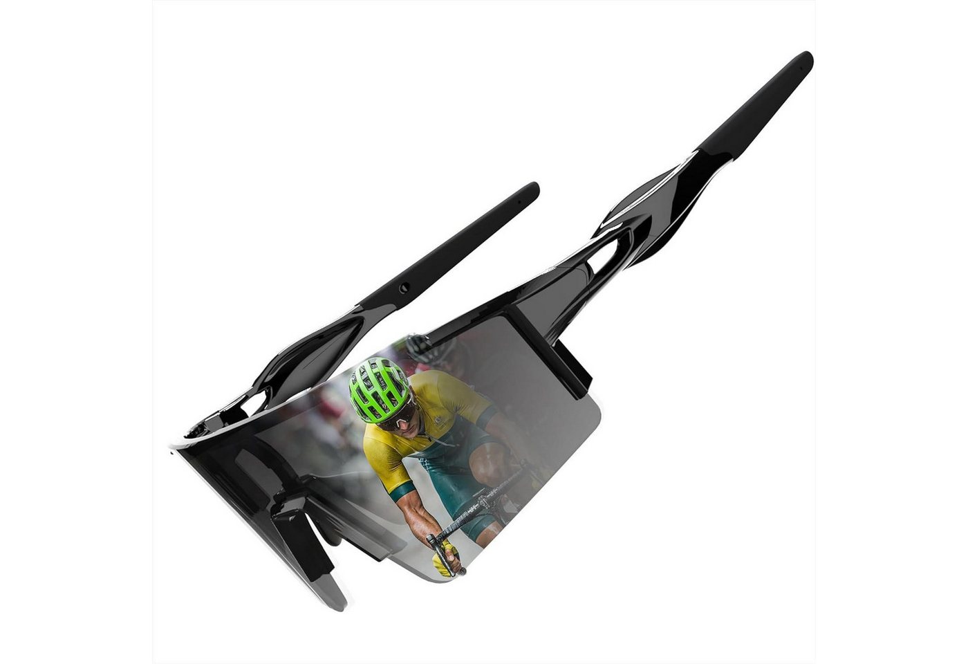 LuxusKollektion Sonnenbrille Fahrradbrille Polarisierte Sonnenbrille UV-Schutz Sportbrille von LuxusKollektion