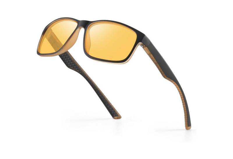 LuxusKollektion Sonnenbrille Herren Damen Polarisierte Sonnenbrille UV400 Sport Sunglasses Schwarz von LuxusKollektion