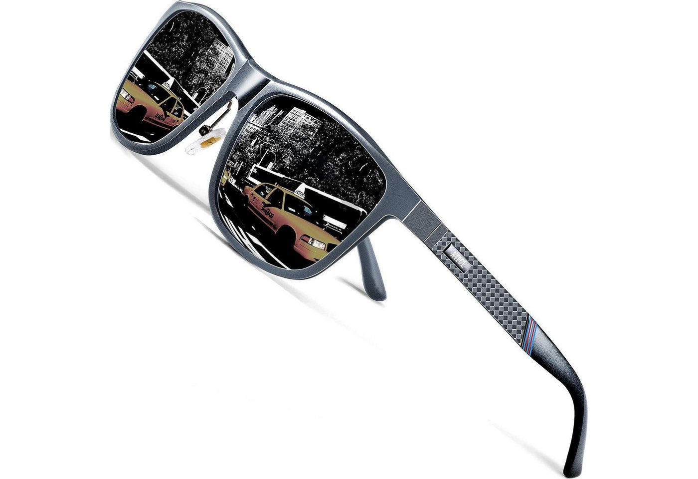 LuxusKollektion Sonnenbrille Herren Polarisierte Sport Sonnenbrille UV400 Al-Mg Rahmen von LuxusKollektion