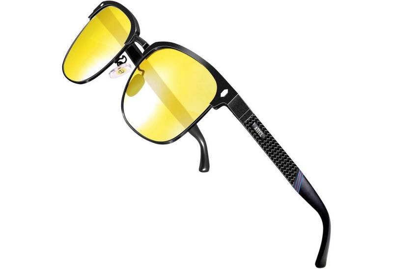 LuxusKollektion Sonnenbrille Herren Polarisierte Sportbrille Al-Mg Ultra Light UV400 CAT 3 CE von LuxusKollektion