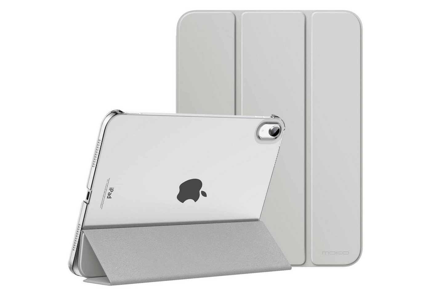 LuxusKollektion Sonnenbrille Hülle iPad 11 Gen A16 10 Gen 10,9 Hart PC Transparent Silber von LuxusKollektion