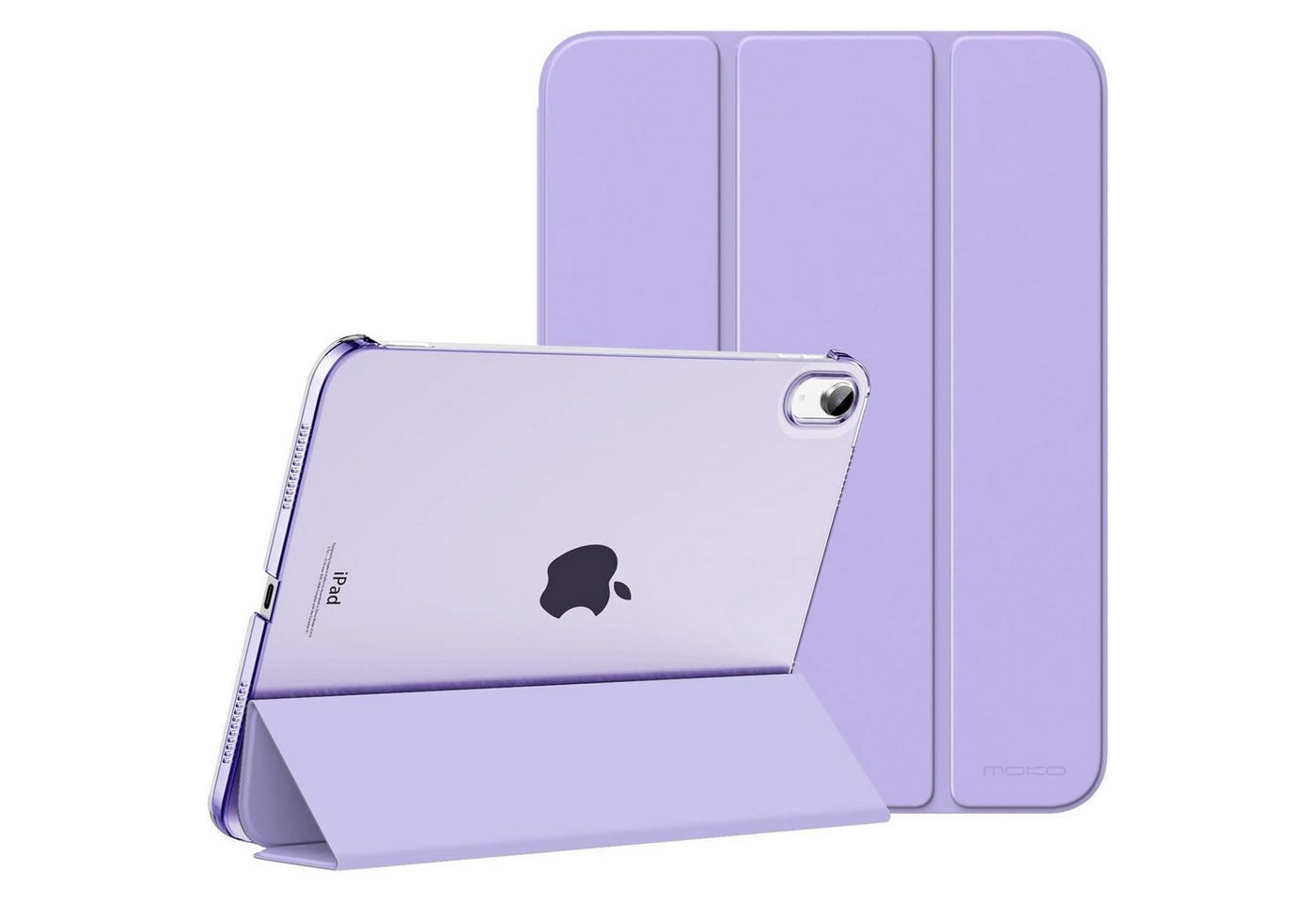 LuxusKollektion Sonnenbrille Hülle iPad A16 11 10 9 PC Transparent Rückseite Stand Lila von LuxusKollektion