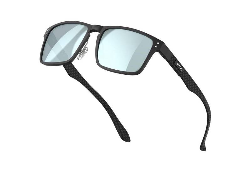 LuxusKollektion Sonnenbrille Klassische Herren Polarisierte Sonnenbrille Rechteckig Metallrahmen von LuxusKollektion