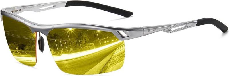 LuxusKollektion Sonnenbrille Nachtsicht Polarisierte Gelbe Gläser reduzieren Blendung - AL-MG von LuxusKollektion